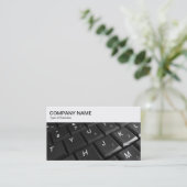 Top-Panel - Notebook-Tastatur - Visitenkarte (Stehend Vorderseite)