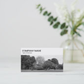 Top Panel - Park BW Business Card Visitenkarte (Stehend Vorderseite)