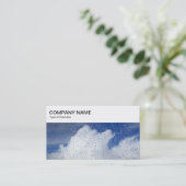 Top Panel - Regen auf einem Fenster mit Clouds Bus Visitenkarte (Stehend Vorderseite)