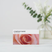 Top-Panel - rosa Visitenkarte (Stehend Vorderseite)