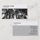 Top-Panel - Scott's Pine Trees Business Card Visitenkarte (Vorne/Hinten)