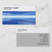 Top Panel - Sea and Sky 02 Business Card Visitenkarte (Vorne/Hinten)