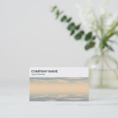 Top Panel - Sea and Sky 03 Business Card Visitenkarte (Stehend Vorderseite)