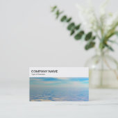 Top Panel - Sea and Sky 05 Business Card Visitenkarte (Stehend Vorderseite)