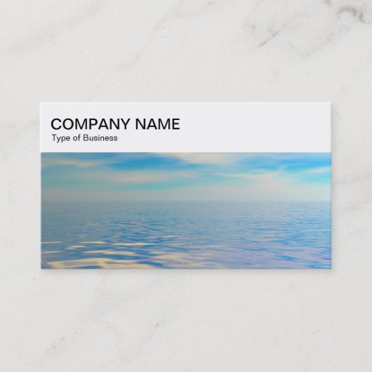 Top Panel - Sea and Sky 05 Business Card Visitenkarte (Vorderseite)