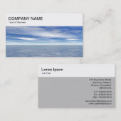 Top Panel - Sea and Sky Business Card Visitenkarte (Vorne/Hinten)