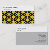 Top-Panel - Star-Blume-Muster-Visitenkarte Visitenkarte (Vorne/Hinten)