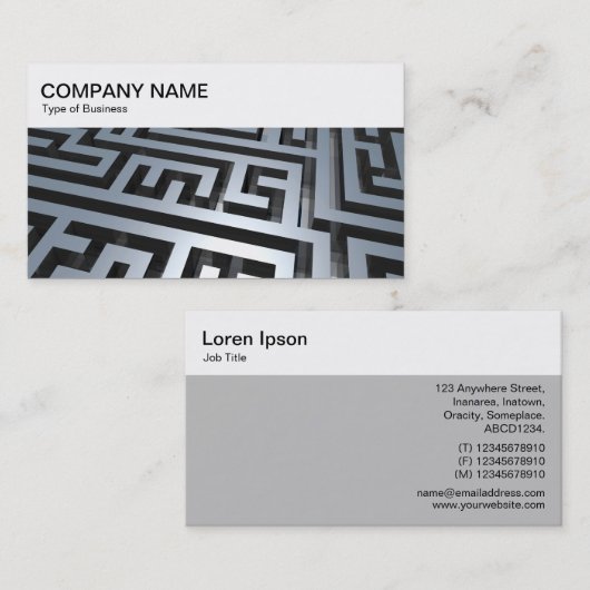 Top-Panel - Visitenkarte erstellen (Vorne/Hinten)