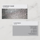 Top-Panel - Wassertropfen auf Glas 02 Business Ca Visitenkarte (Vorne/Hinten)