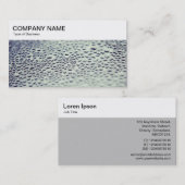 Top Panel - Wassertropfen auf Glas-Visitenkarte Visitenkarte (Vorne/Hinten)