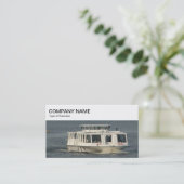 Top-Panel - Water Bus Business Card Visitenkarte (Stehend Vorderseite)