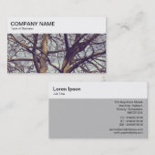 Top Panel - Winter Branches 02 Visitenkarte (Vorne/Hinten)