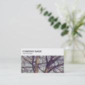 Top Panel - Winter Branches 02 Visitenkarte (Stehend Vorderseite)