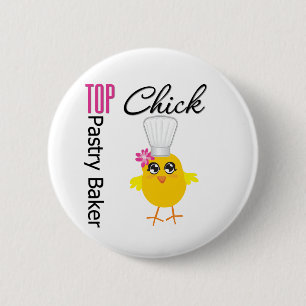 Top Pastry Chick Button