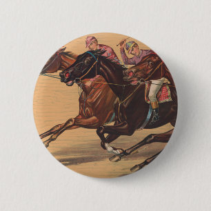 TOP Pferd und Jockey Button