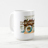 TOP Pferderennen Geboren Mug Kaffeetasse (Vorderseite Links)