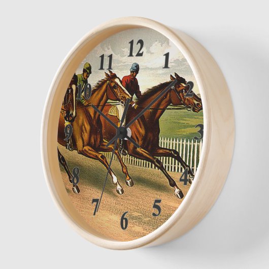 TOP Pferderennen ist mein Leben Uhr (Winkel)