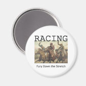 TOP Pferderennen Magnet (Vorderseite/Rückseite)