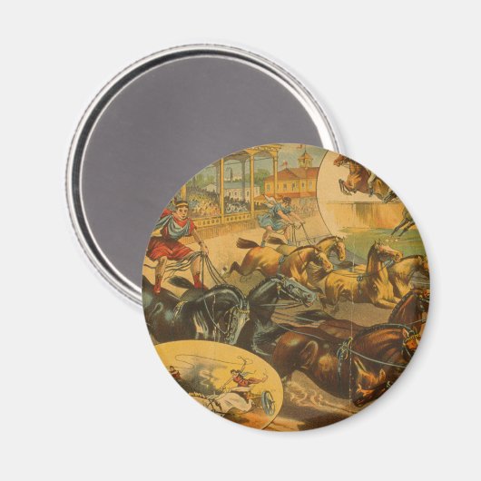 TOP-Pferderennen Magnet (Vorderseite/Rückseite)