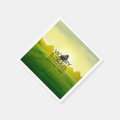 TOP Pferderennen Sieg Ziel Serviette (Ecke)