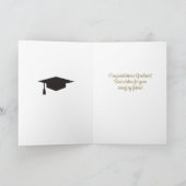 Top Pick! Benutzerdefinierte Abschluss-Karte Karte (Innenseite)