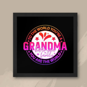 Top Pick! Sondergeschenk Oma Poster