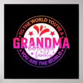 Top Pick! Sondergeschenk Oma Poster (Vorne)