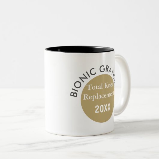 Top Pick! Tasse Bionic GRANDMA (Kniegelenksersatz) (VorderseiteRechts)