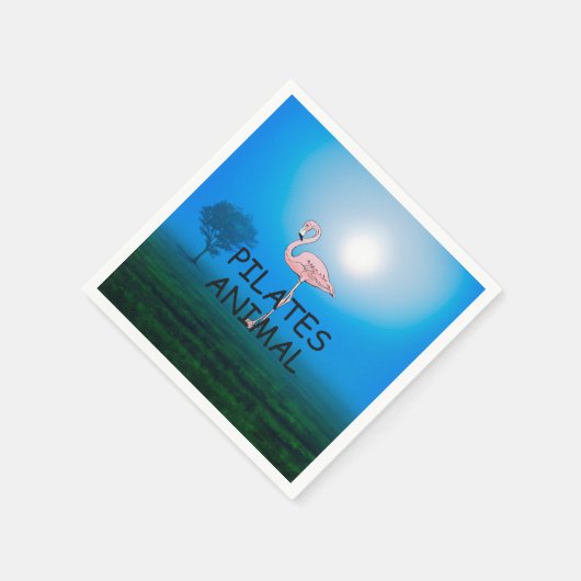 TOP Pilates Animal Serviette (Ecke)