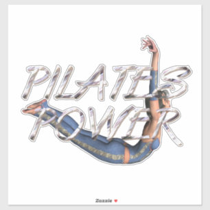 TOP Pilates Kraft Aufkleber