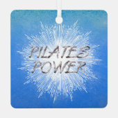 TOP Pilates Power Metal Ornament (Rückseite)