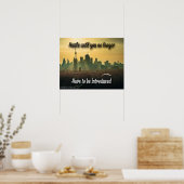 Top Qualität und Lebensfreude Poster (Küche)