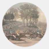 TOP Racing Fan Runder Aufkleber (Vorderseite)