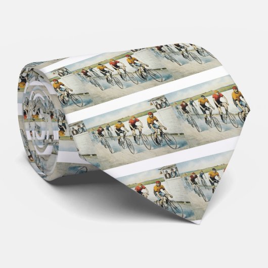 TOP Radfahren Alte Schule Krawatte (Gerollt)