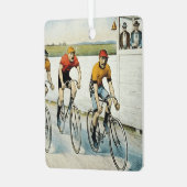 TOP Radfahren Alte Schule Metal Ornament Aus Metall (Vorderseite links)