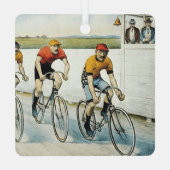 TOP Radfahren Alte Schule Metal Ornament Aus Metall (Rückseite)