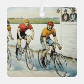 TOP Radfahren Alte Schule Metal Ornament Aus Metall (Vorderseite)