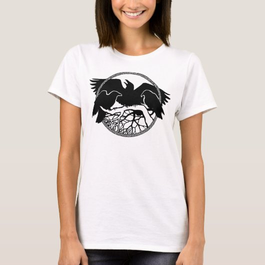 Top Raven Crow Art Ladys Top (Vorderseite)