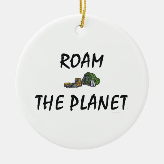 TOP Roam the Planet Keramikornament (Vorne)