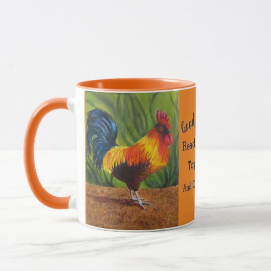 Top-Rooster-Kaffee-Tasse Tasse (Links)