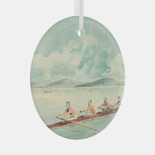 TOP Rower Glass Ornament (Vorderseite Rechts)