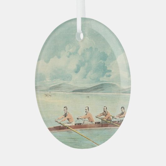 TOP Rower Glass Ornament (Vorderseite links)