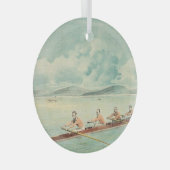 TOP Rower Glass Ornament Aus Glas (Vorderseite Rechts)