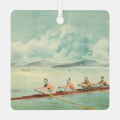 TOP Rower Metal Ornament Aus Metall (Rückseite)