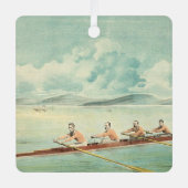 TOP Rower Metal Ornament Aus Metall (Vorderseite)