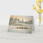 TOP Rowing Karte (Gelbe Blume)