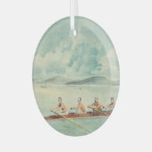 TOP Ruderer Glas-Ornament Ornament Aus Glas (Vorderseite links)