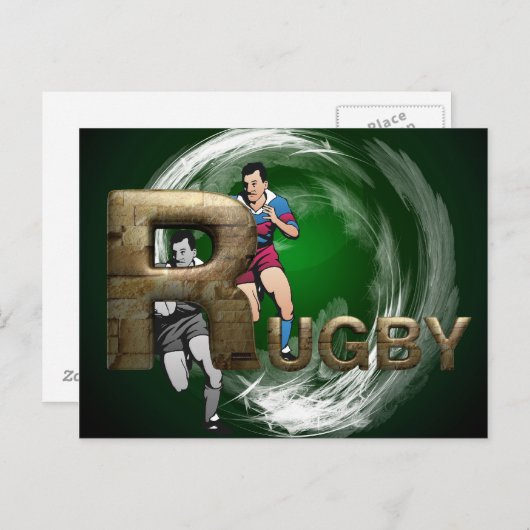 TOP Rugby Postkarte (Vorne/Hinten)