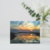 Top Sail Sound Postkarte (Stehend Vorderseite)