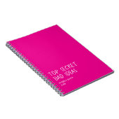 Top Secret Bad Ideas Notebook – Funny Dark Humor  Notizblock (Rechte Seite)